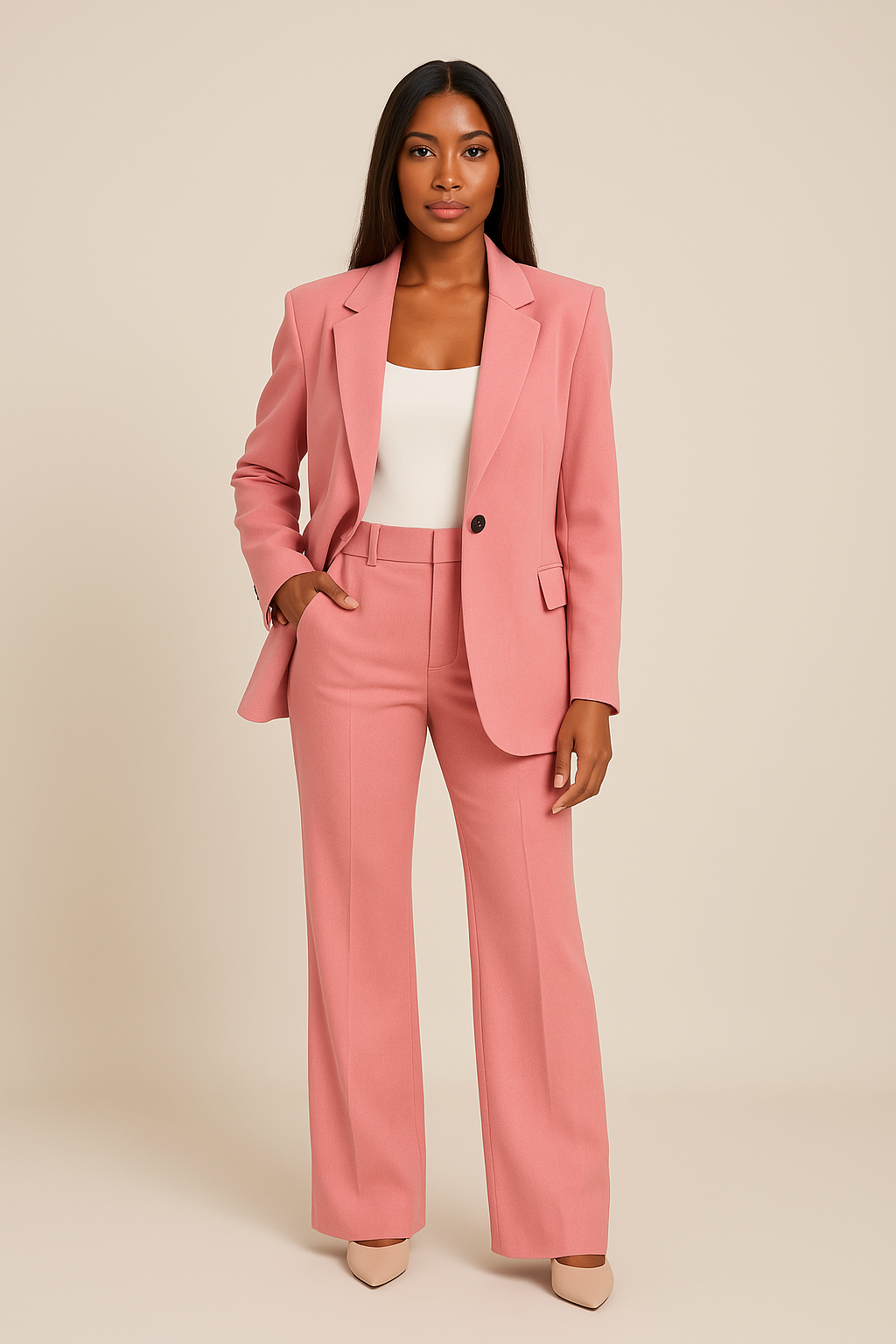 Women's Professional Pantsuit | Two-Piece Set