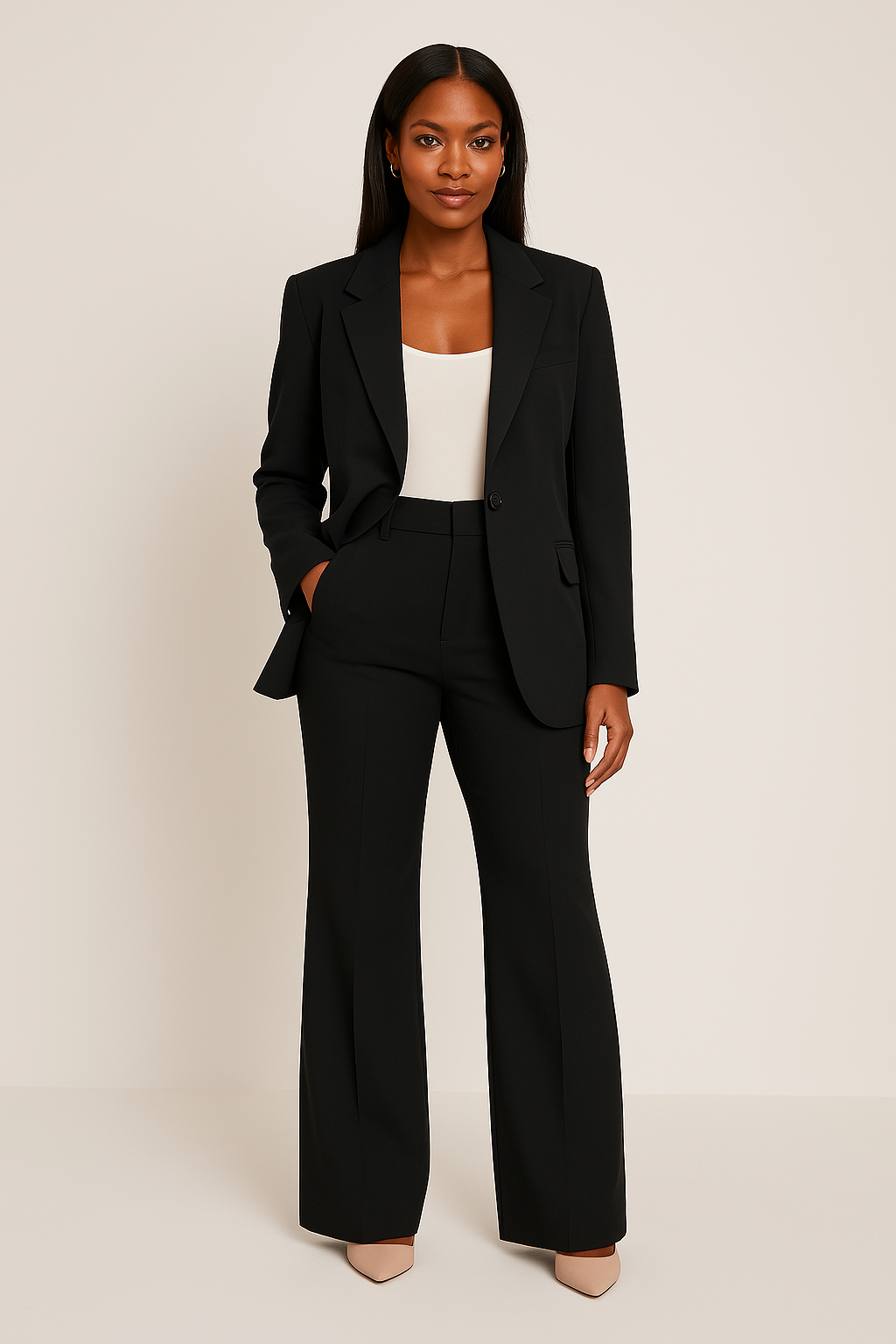 Women's Professional Pantsuit | Two-Piece Set