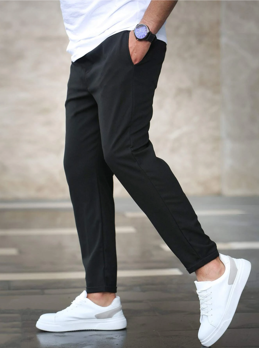 Men's Slim Fit Joggers with Drawstring
