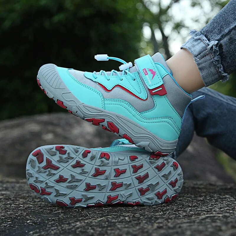 Kids' Hiking Trekking Shoes with Velcro