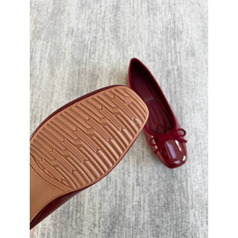 Women's Patent Leather Ballerina Flats