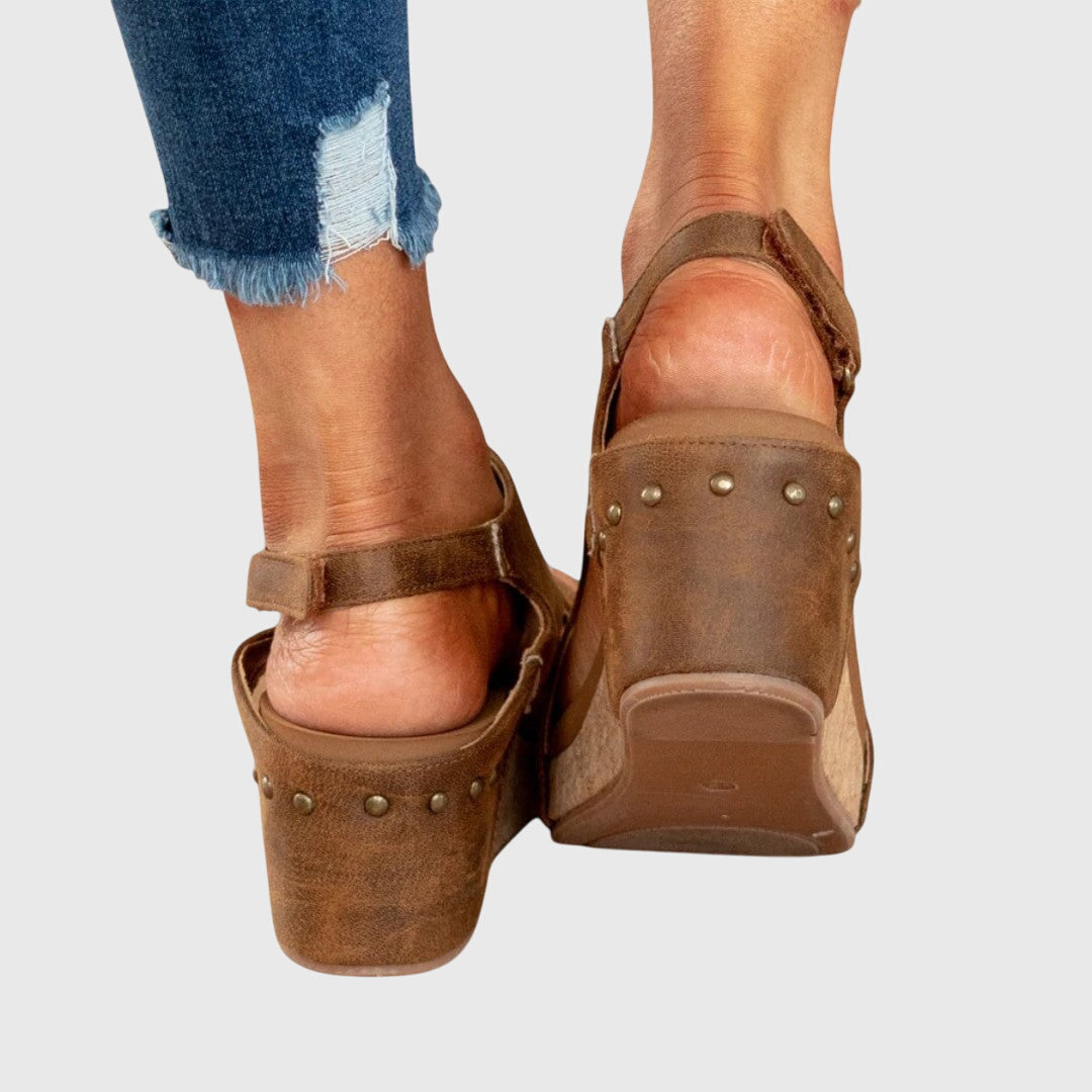 Women's Open Toe Wedge Sandals | Platform