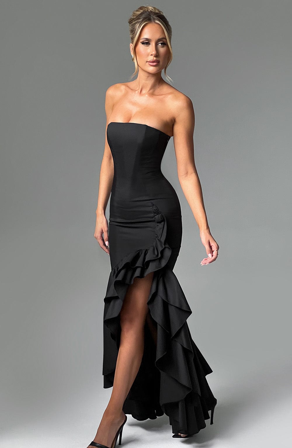 Rebeca Maxi Dress-Black