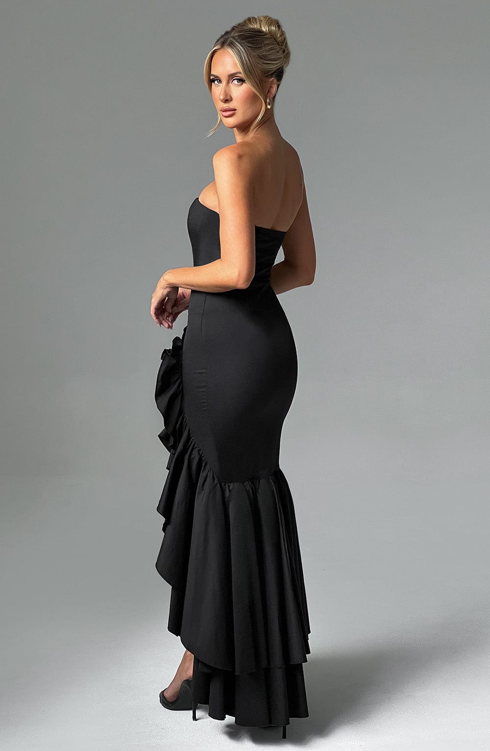 Rebeca Maxi Dress-Black