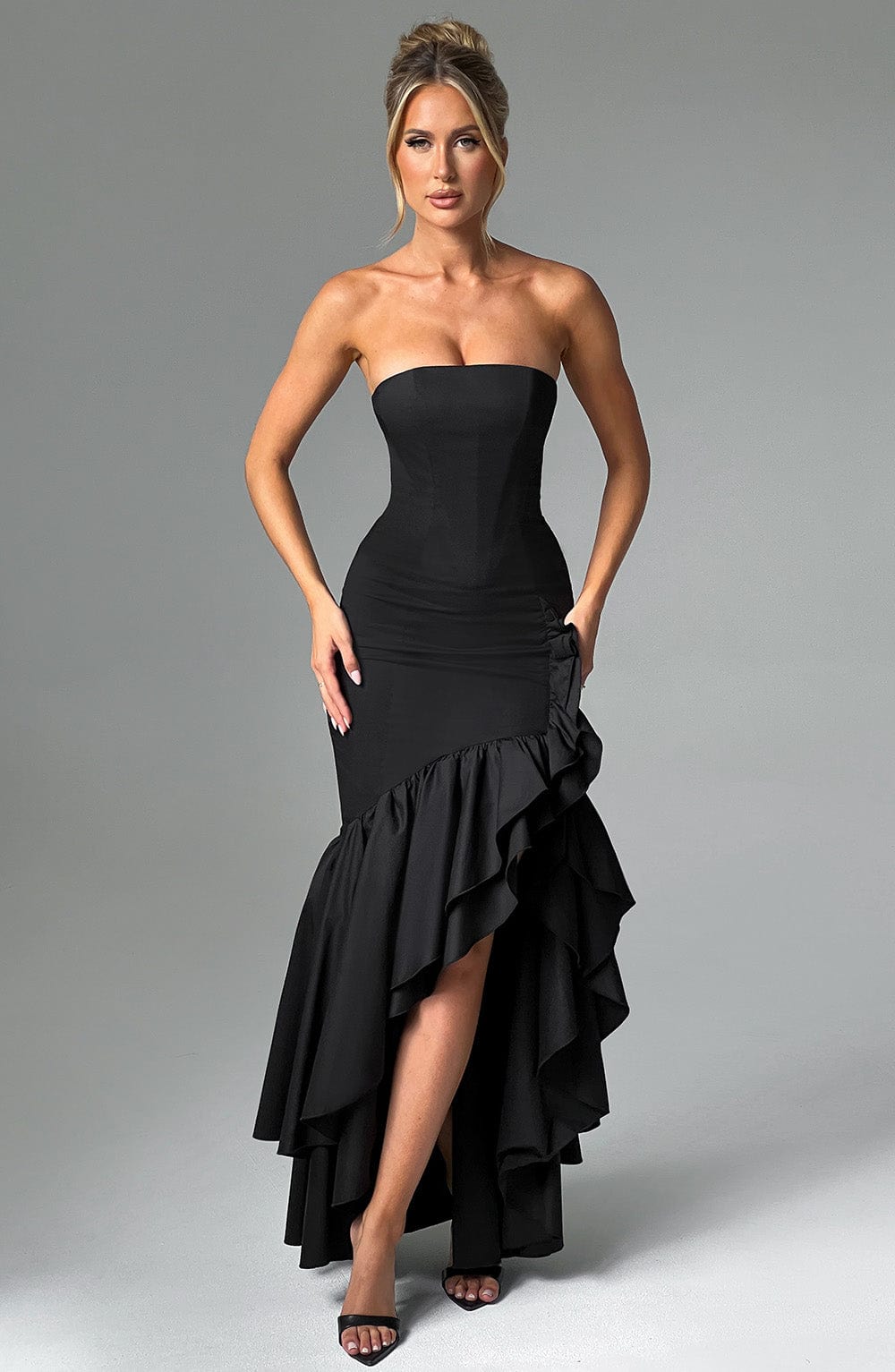 Rebeca Maxi Dress-Black