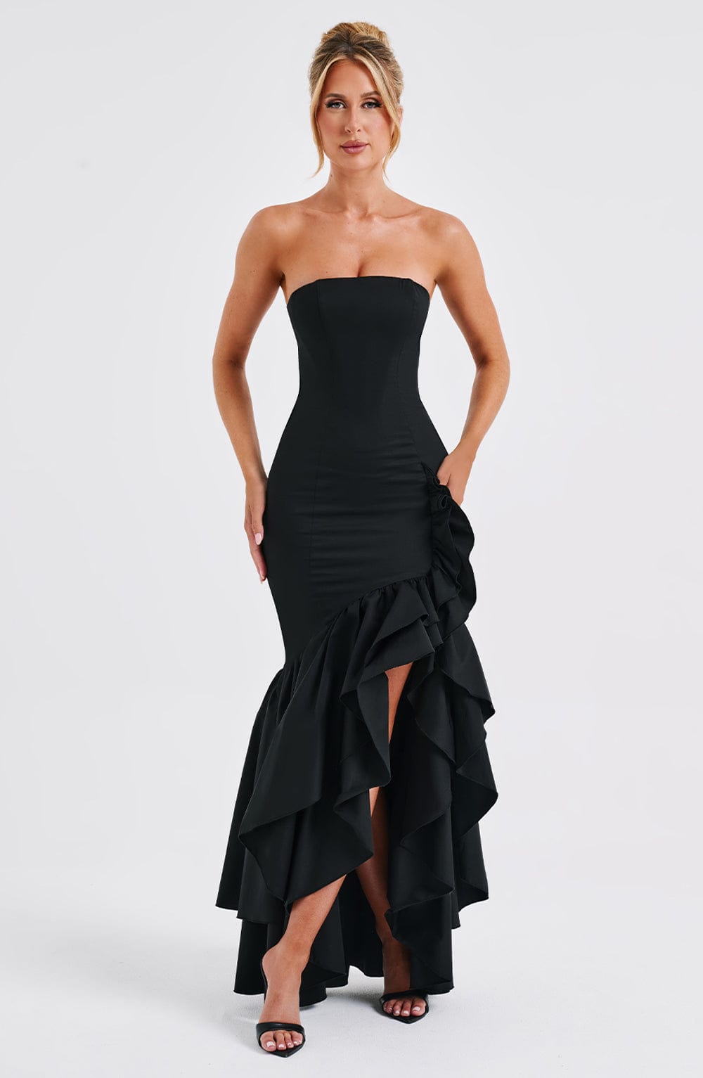 Rebeca Maxi Dress-Black