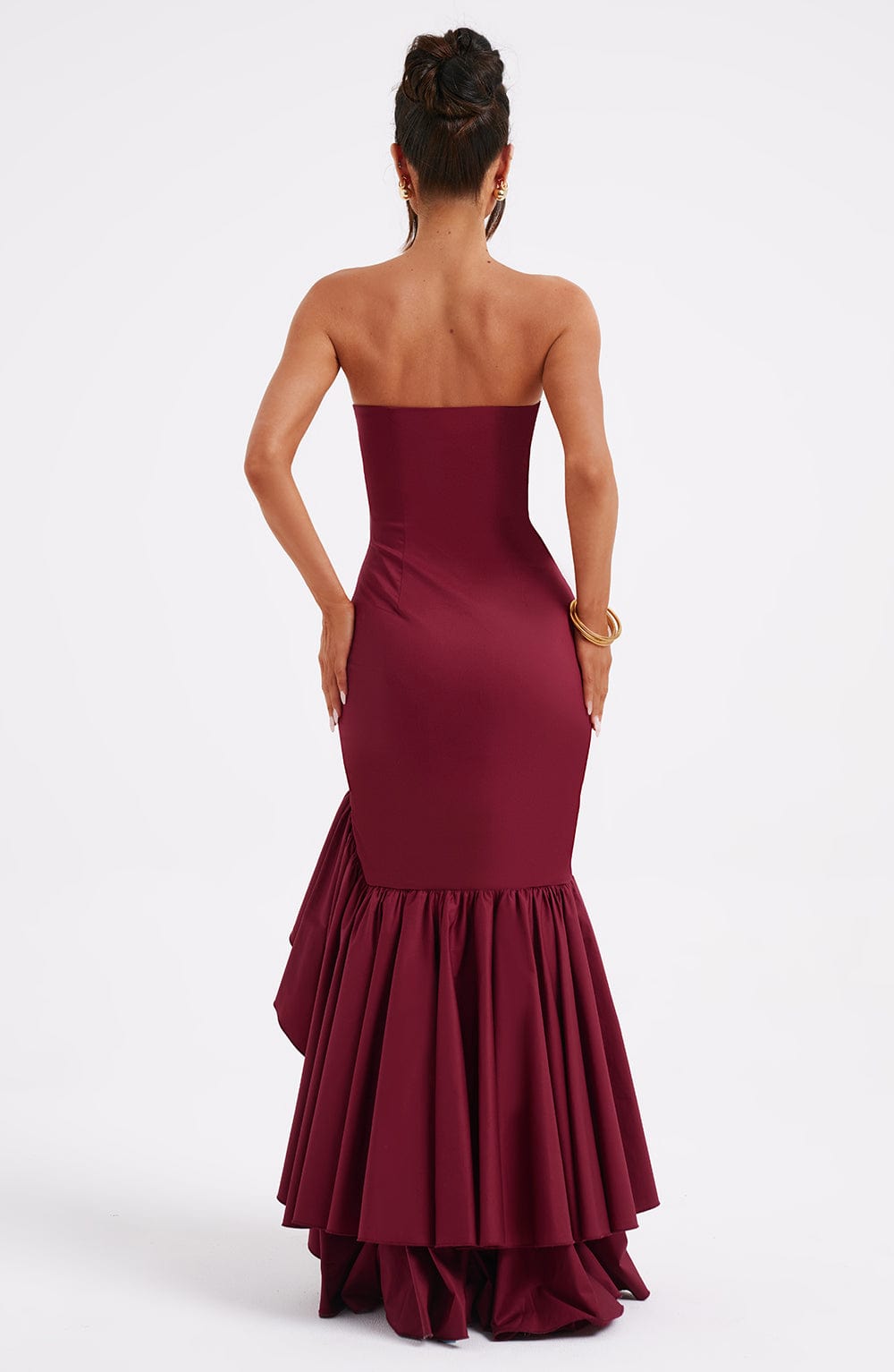 Jimena Maxi Dress - Burgundy