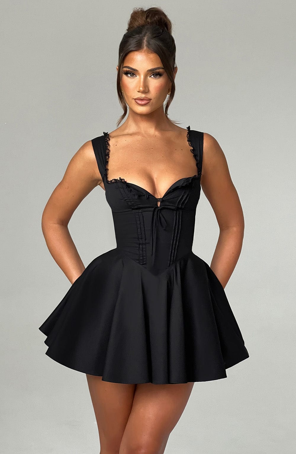 Fabiana Mini Dress - Black