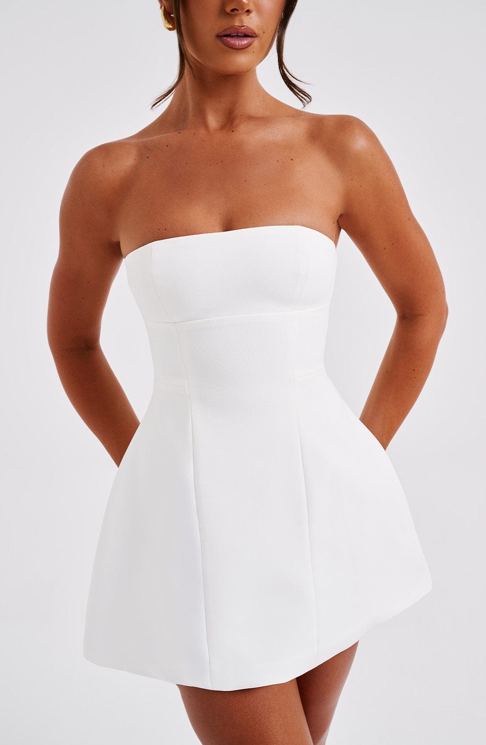 Africa Mini Dress - Ivory