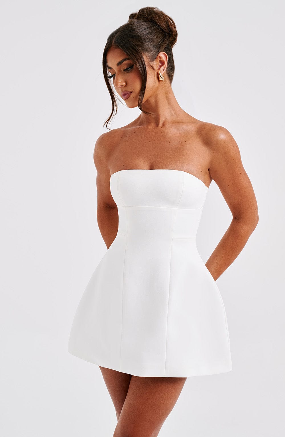 Africa Mini Dress - Ivory