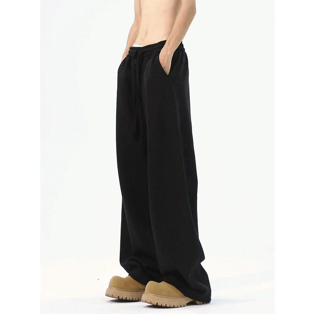 Wide Leg Drawstring Sweatpants for Men - Giovanna