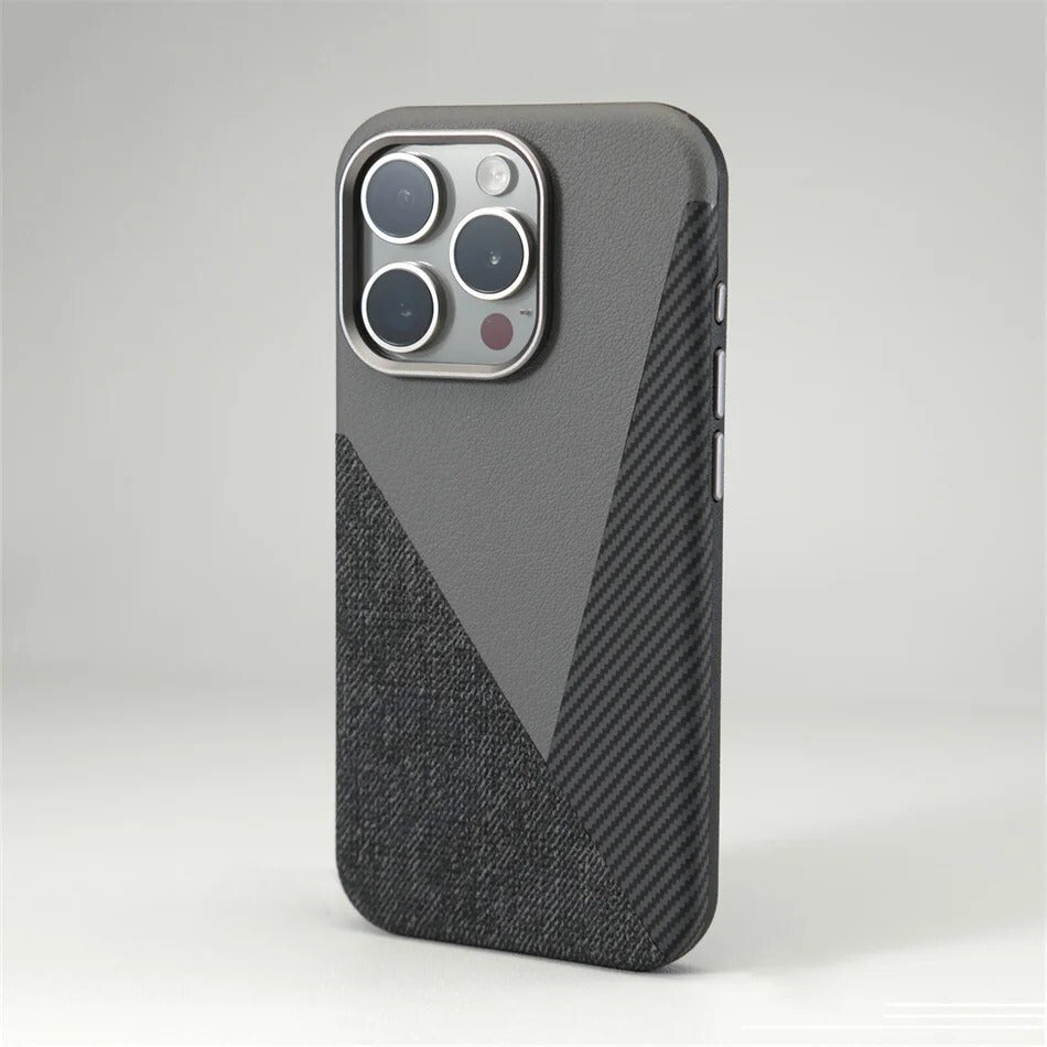 MagSafe Compatible Geometric Color Block iPhone Case