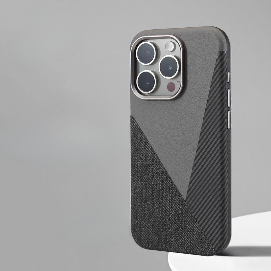 MagSafe Compatible Geometric Color Block iPhone Case