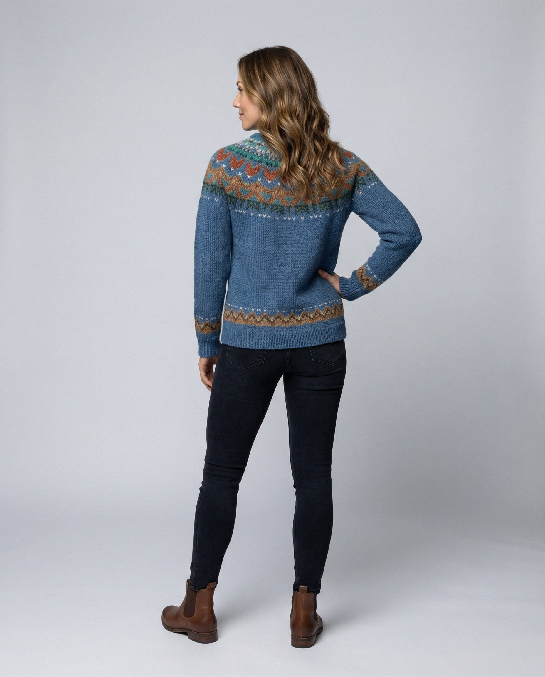 Women’s Vintage Fair Isle Knit Sweater | Winter
