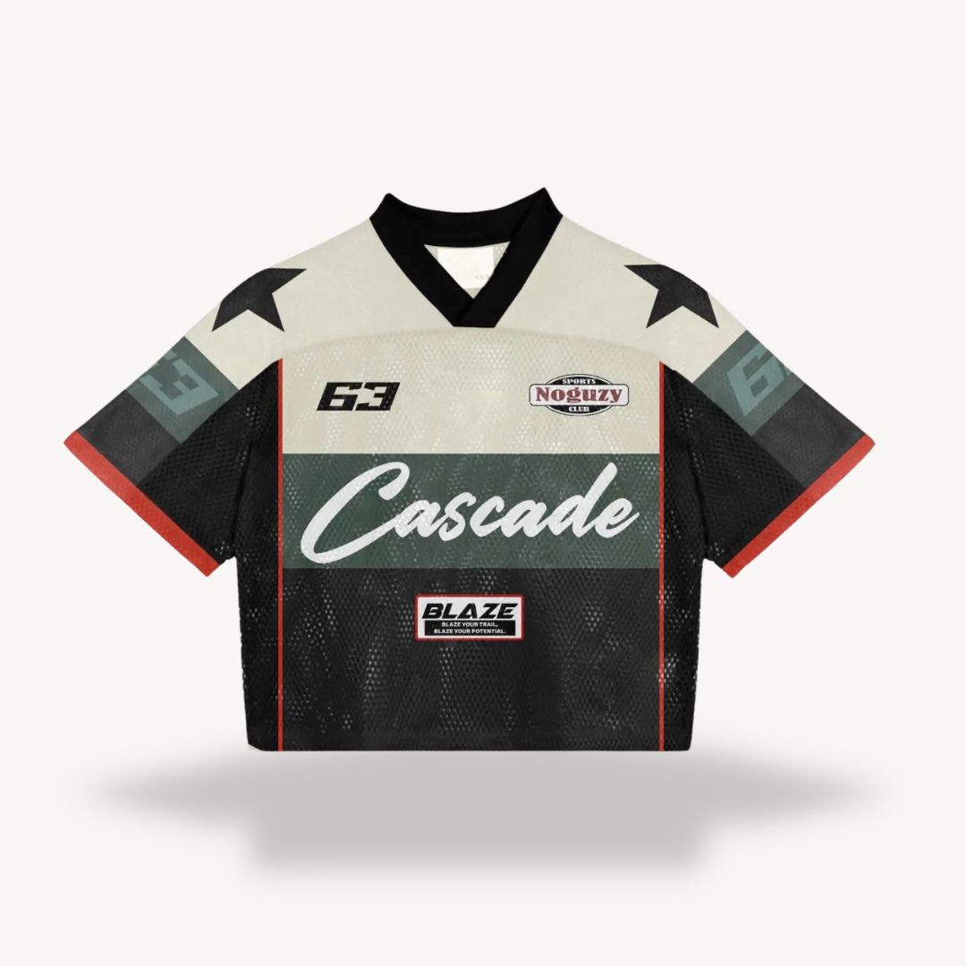 Men's Cropped Y2K Sport T-Shirt | Short Sleeve
