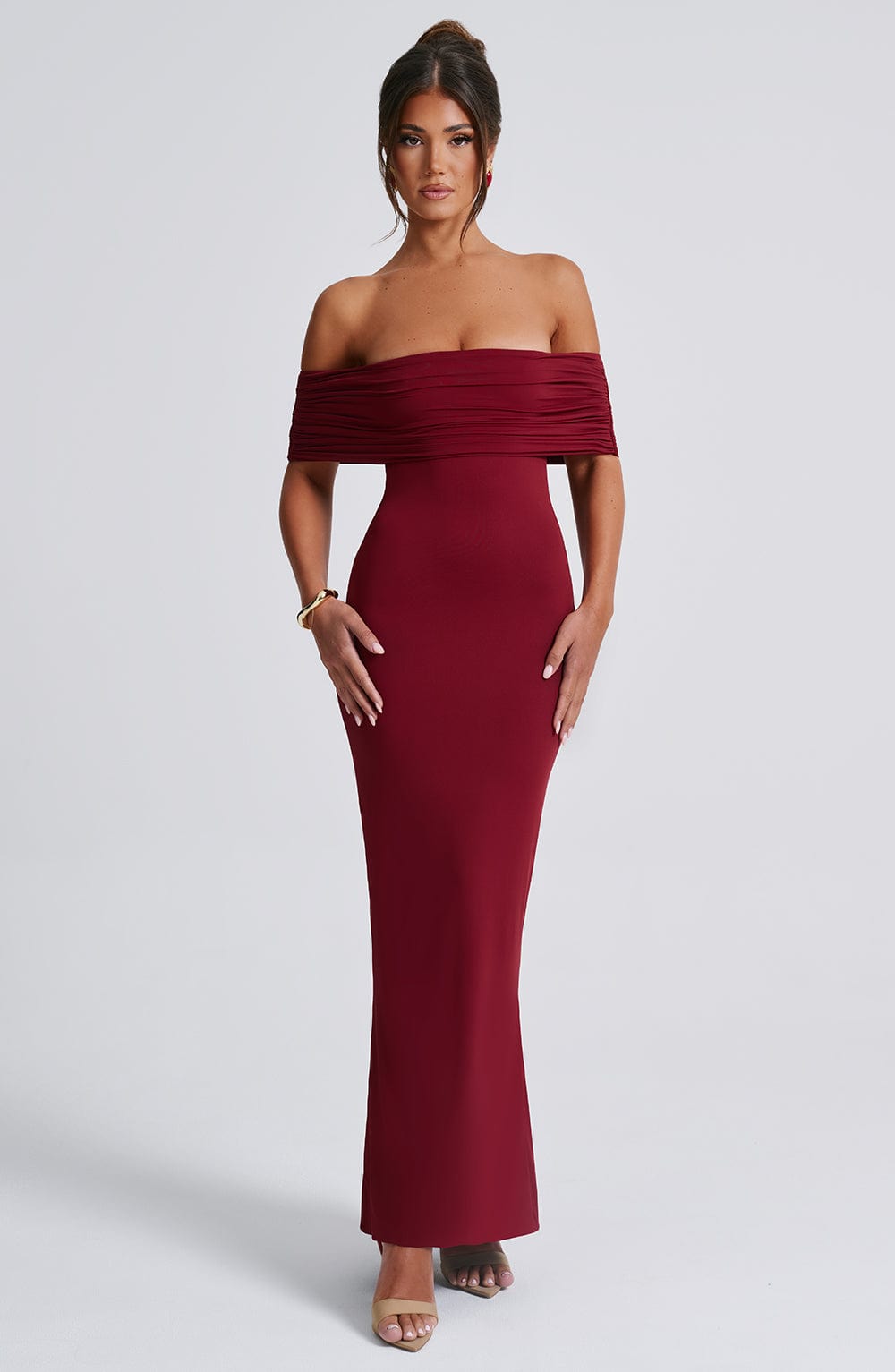 Ariadna Maxi Dress - Burgundy