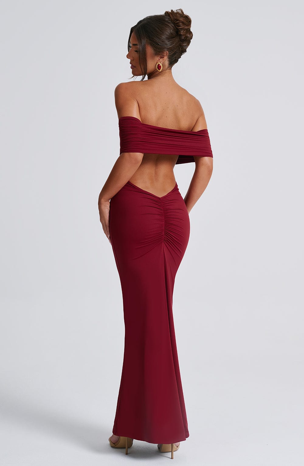 Ariadna Maxi Dress - Burgundy