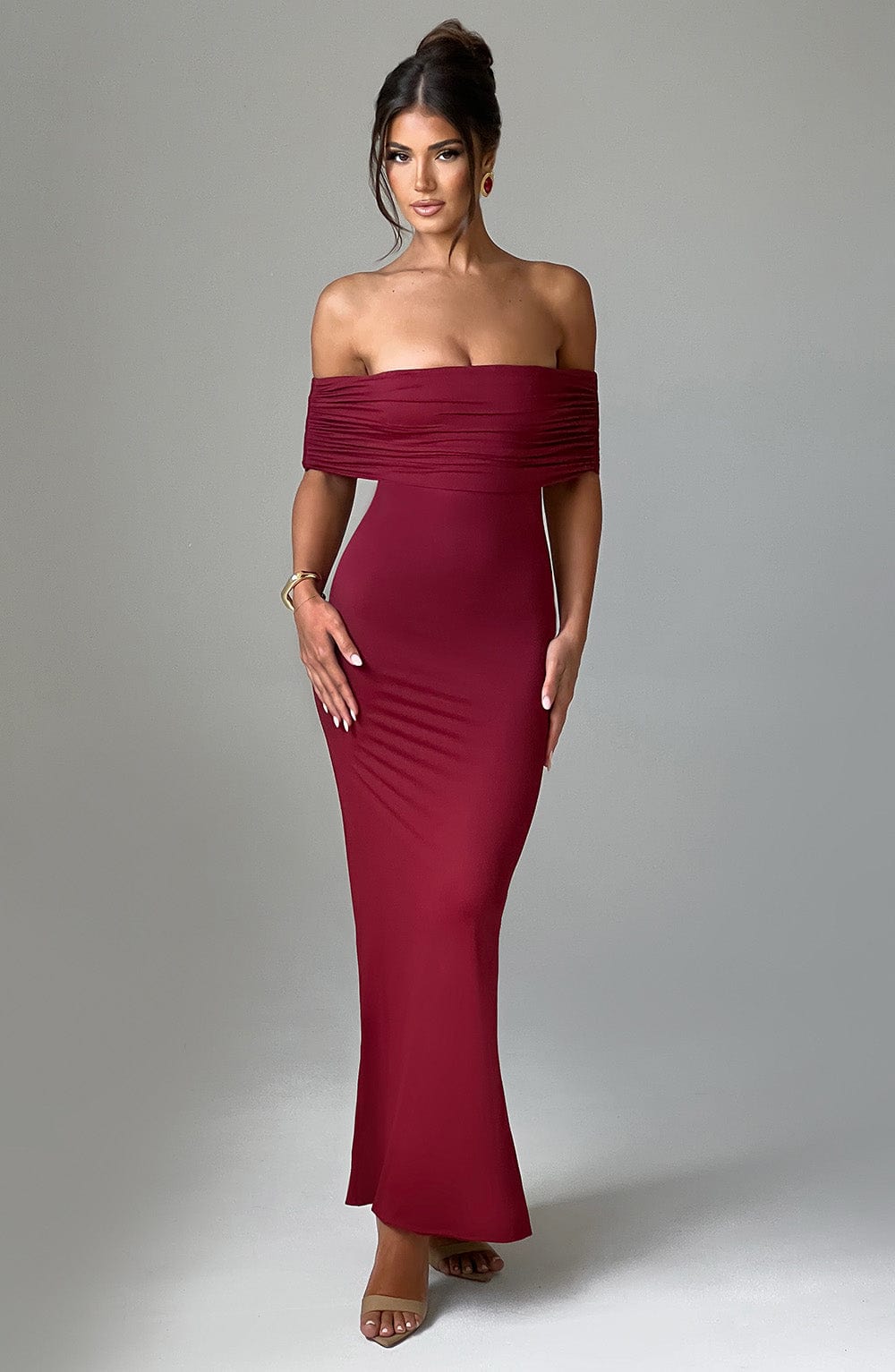 Ariadna Maxi Dress - Burgundy