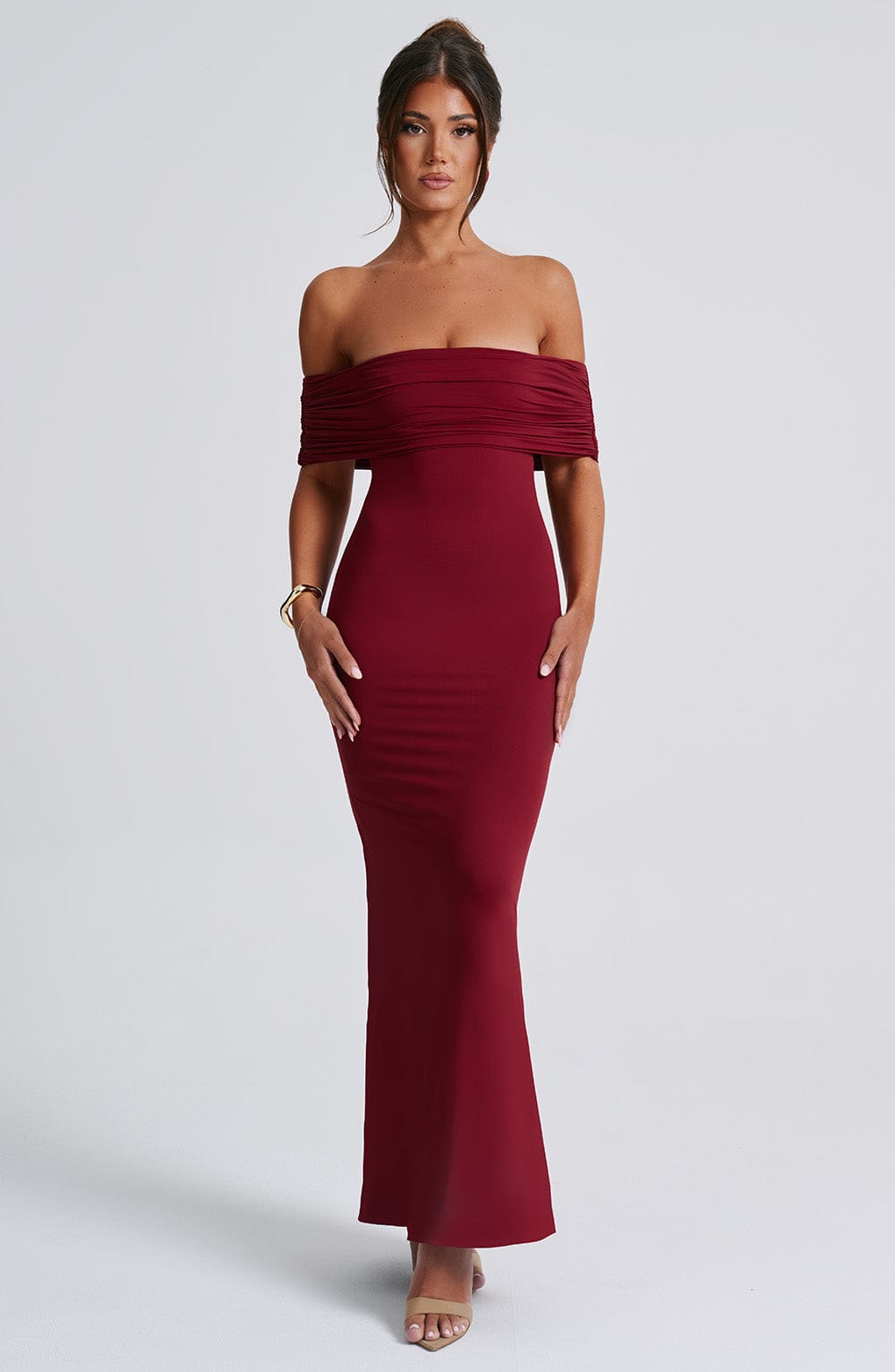 Ariadna Maxi Dress - Burgundy