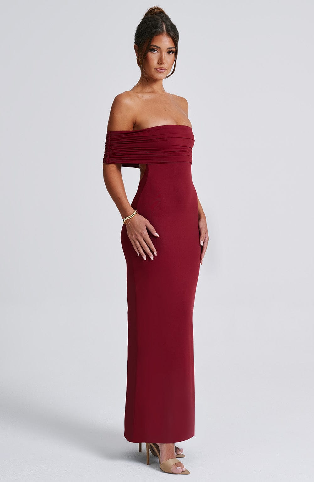 Ariadna Maxi Dress - Burgundy