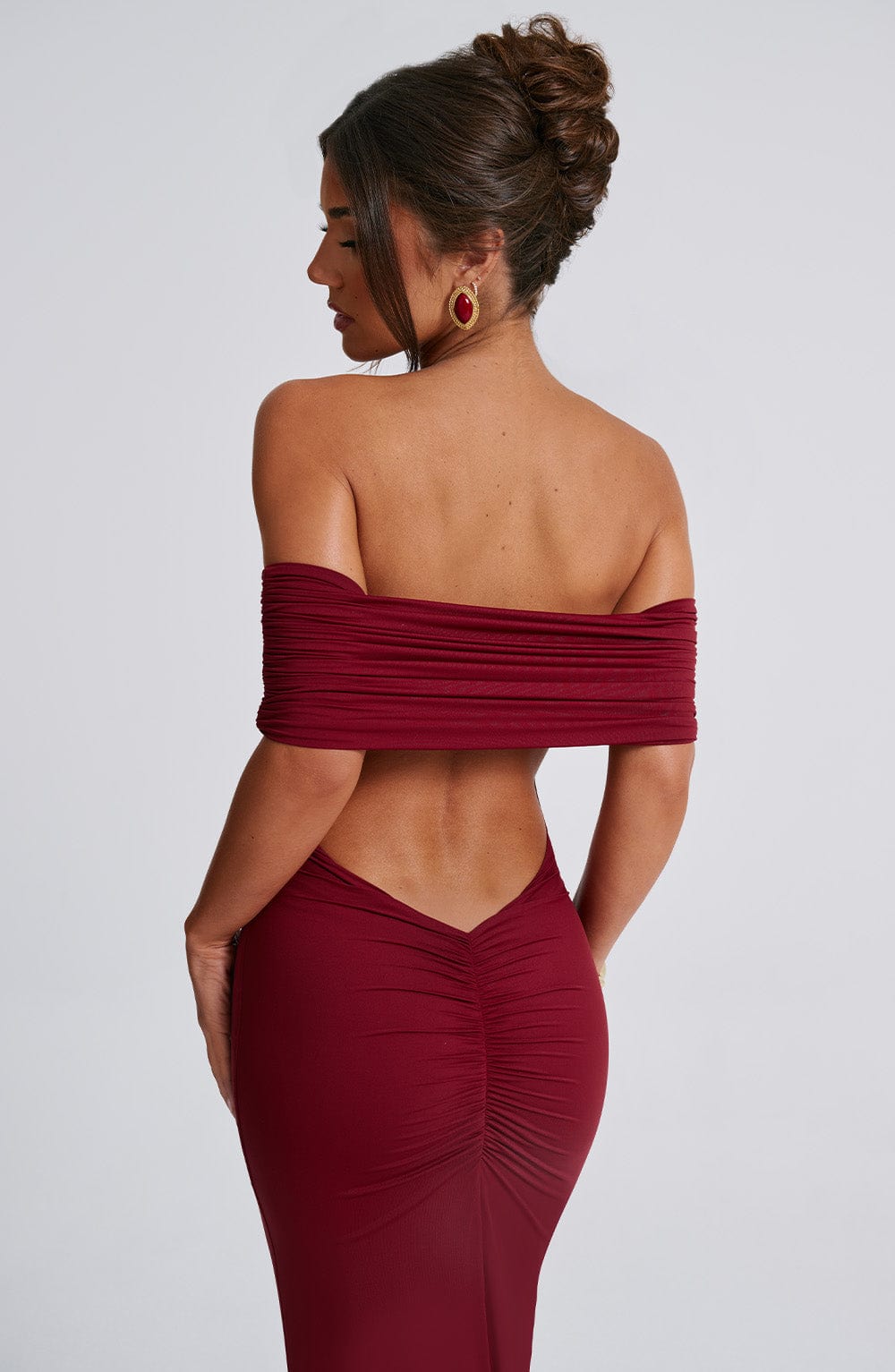 Ariadna Maxi Dress - Burgundy