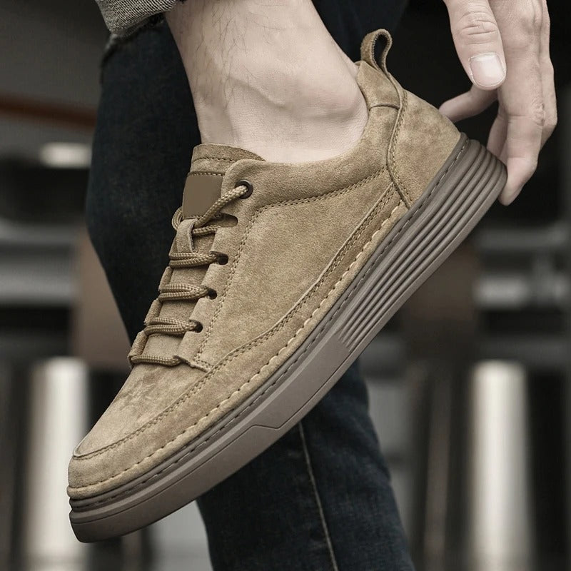 Men’s Casual Low-Top Walking Sneakers | Platform Sole