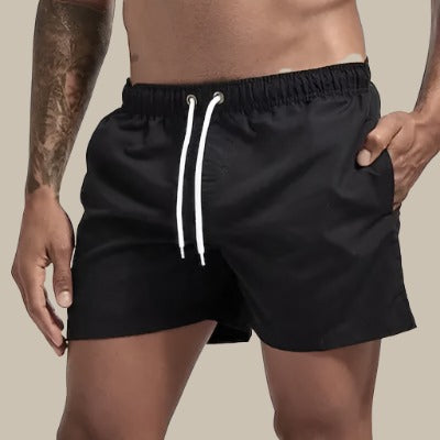 Men's Summer Swim Trunks | Featuring Drawstring and Side Pockets