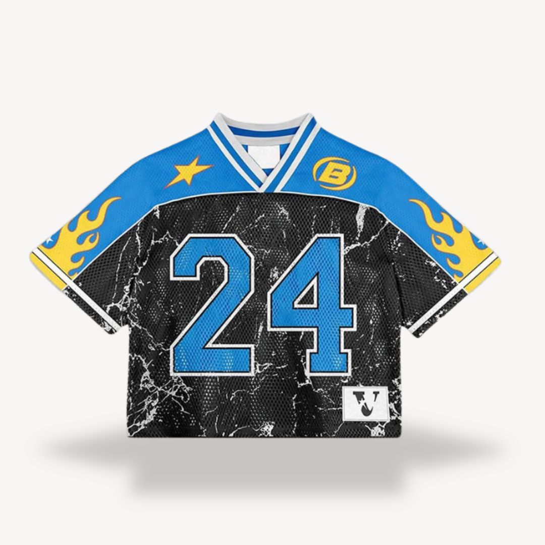 Men's Cropped Y2K Sport T-Shirt | Short Sleeve