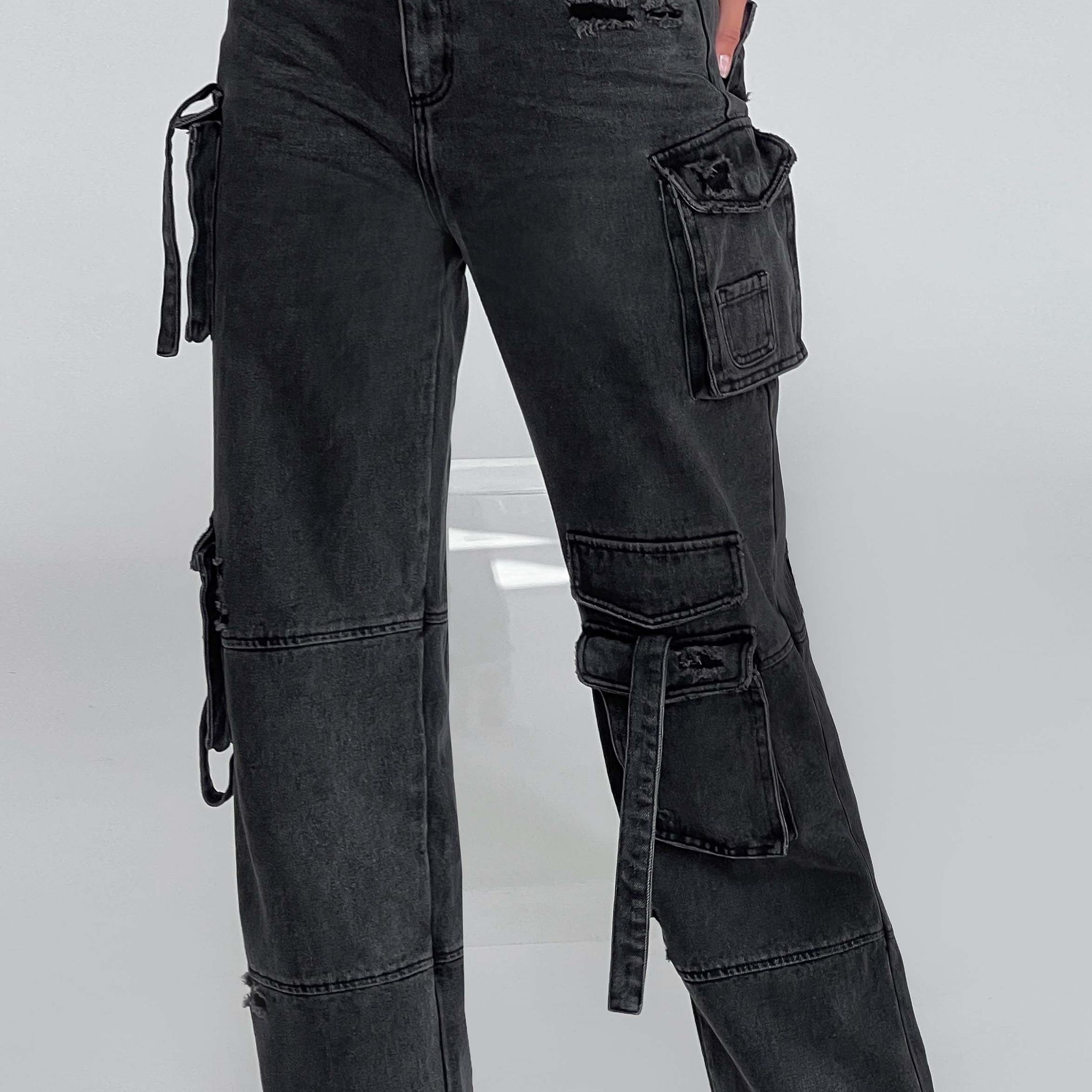 Rafaella Cargo Pant - Black