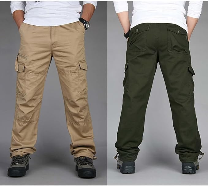 Men's Long Chino Cargo Pants