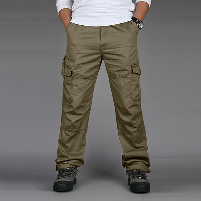 Men's Long Chino Cargo Pants