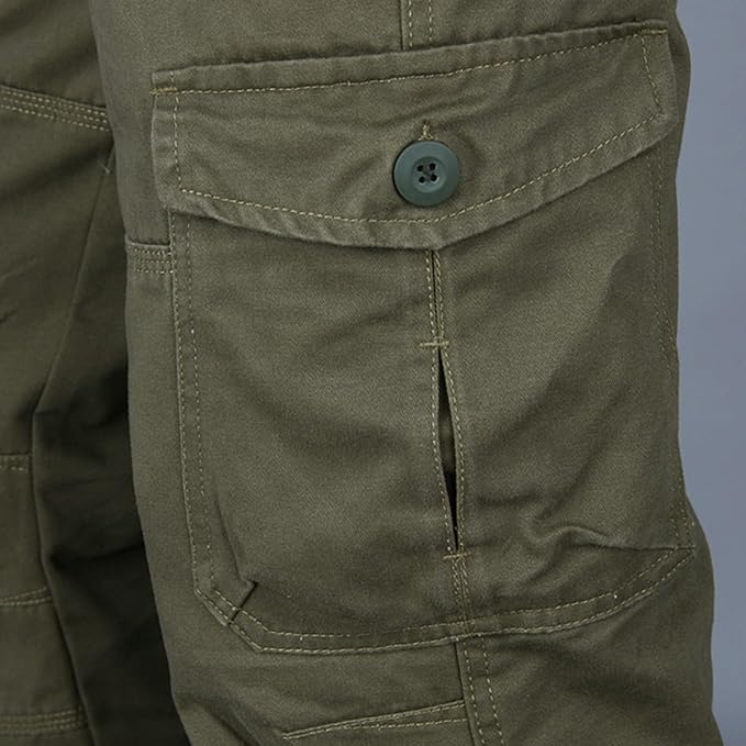 Men's Long Chino Cargo Pants