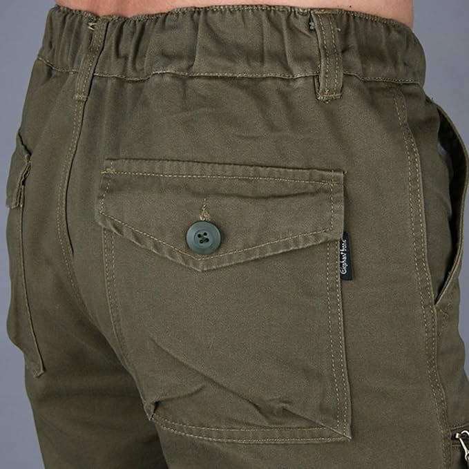 Men's Long Chino Cargo Pants