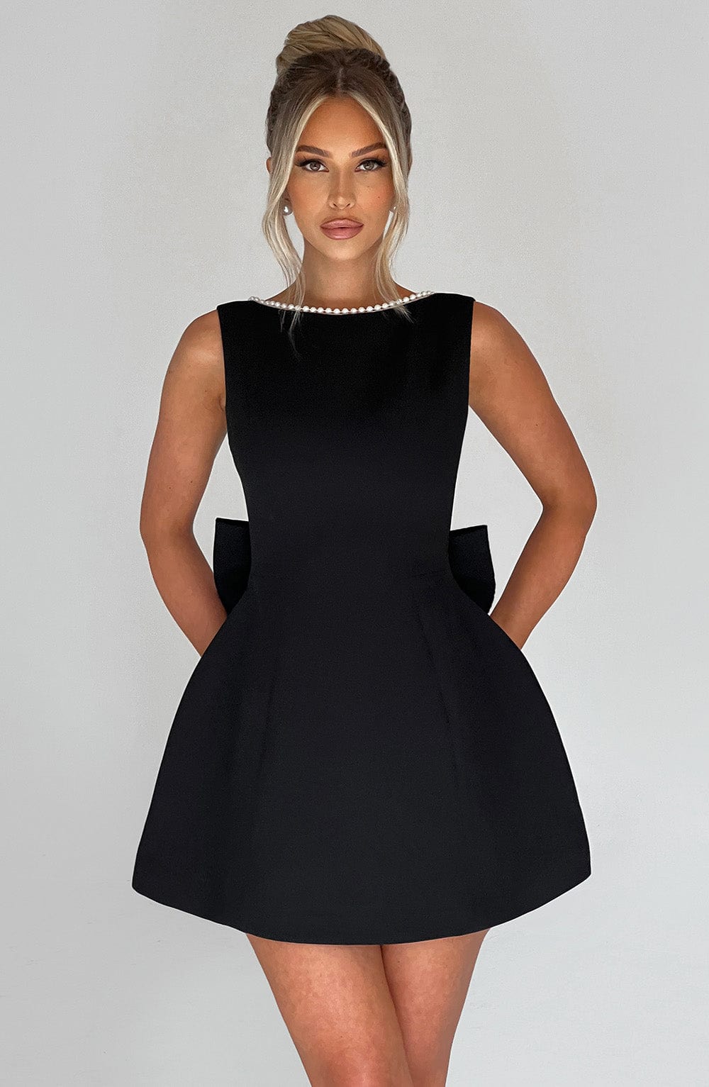 Alicia Mini Dress - Black