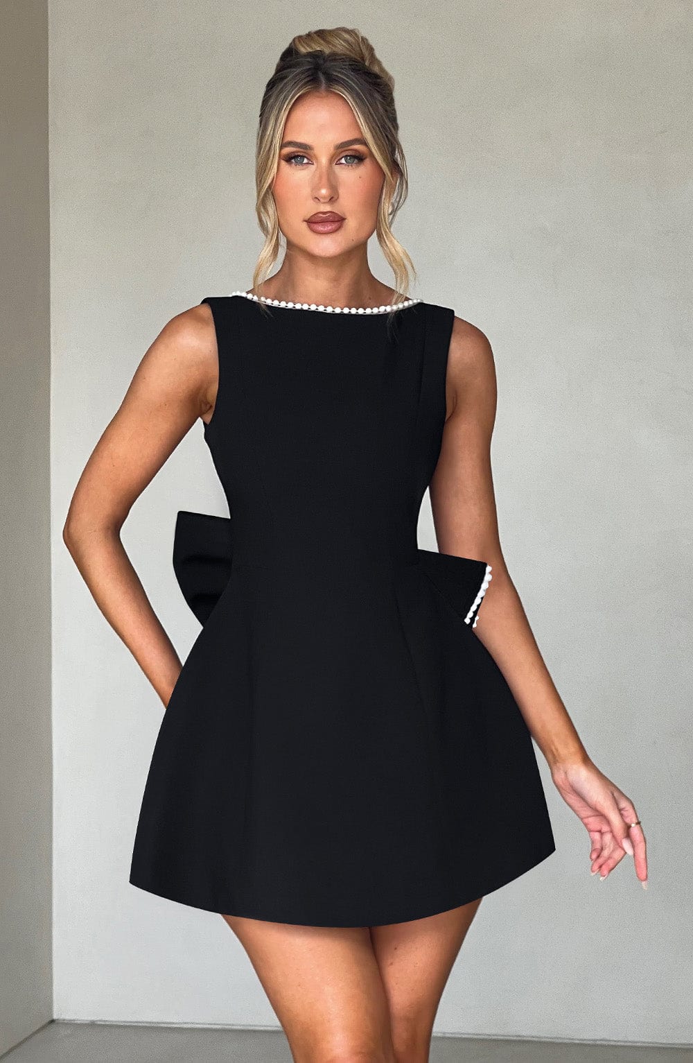 Alicia Mini Dress - Black