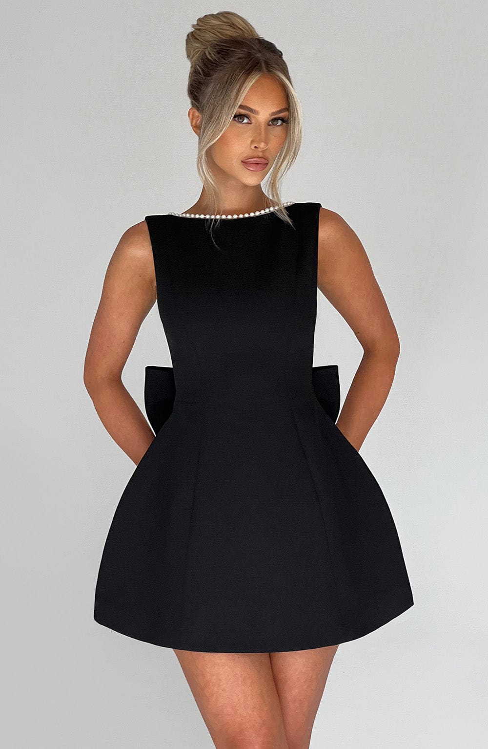 Alicia Mini Dress - Black