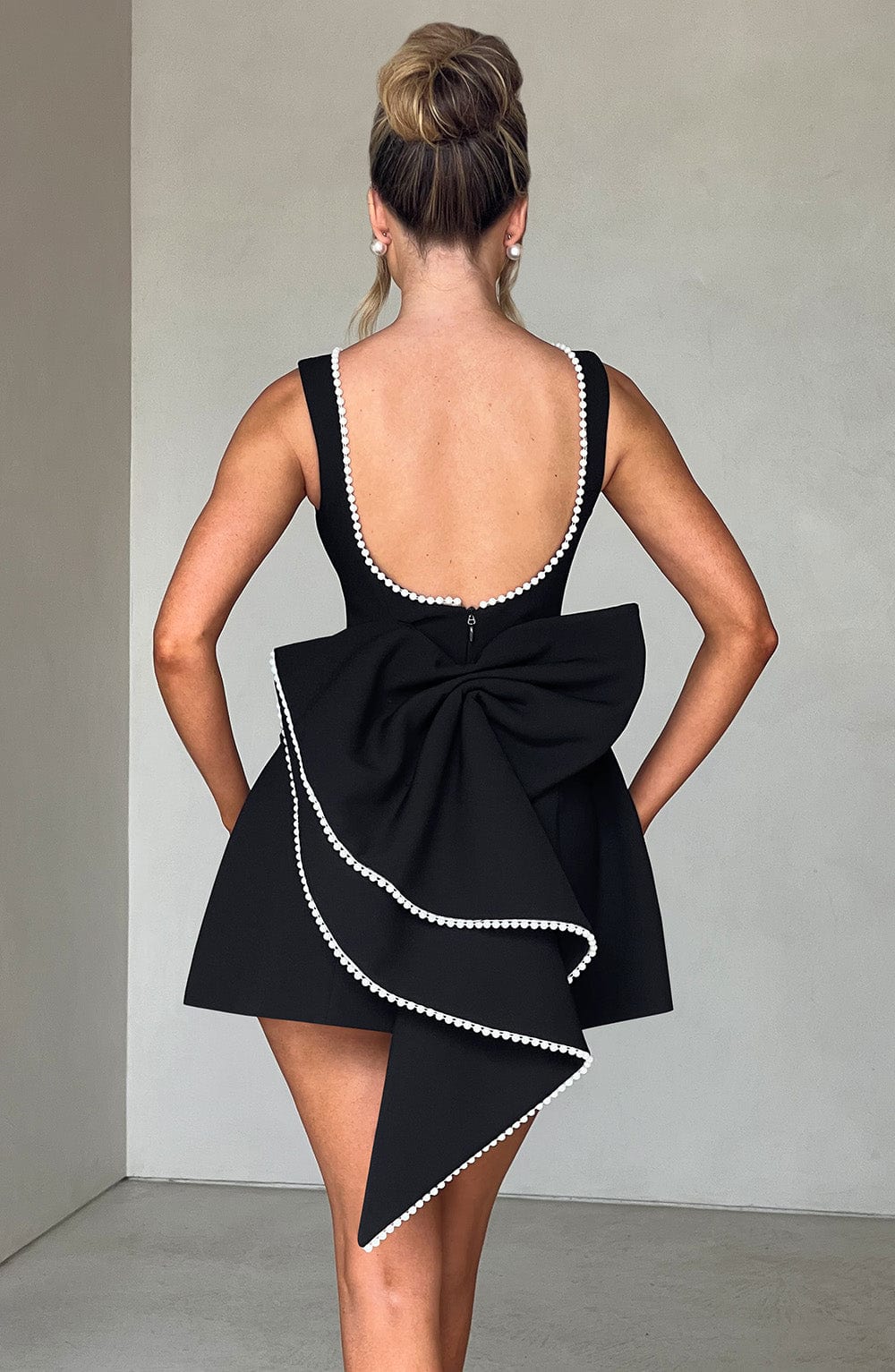 Alicia Mini Dress - Black