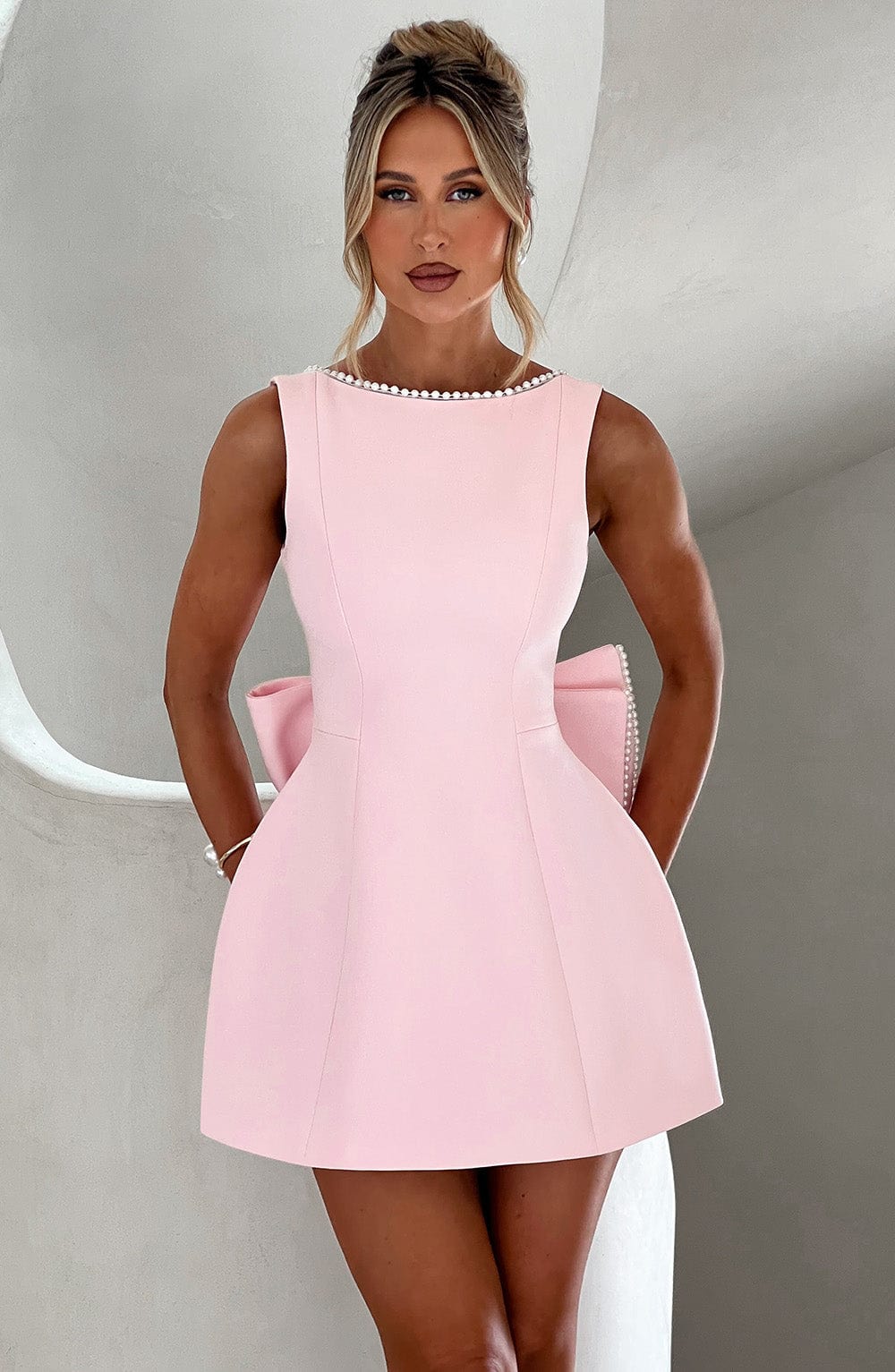 Alejandra Mini Dress - Blush