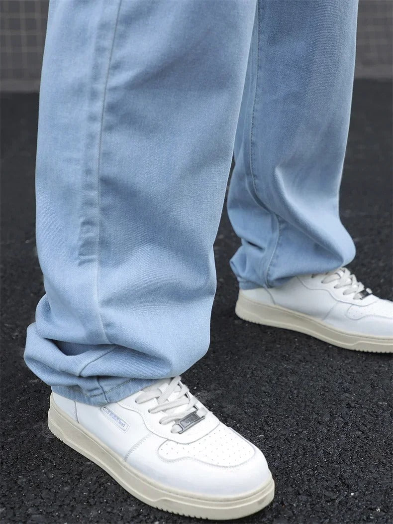 Men's Retro Streetwear Baggy Jeans | Wide-Leg