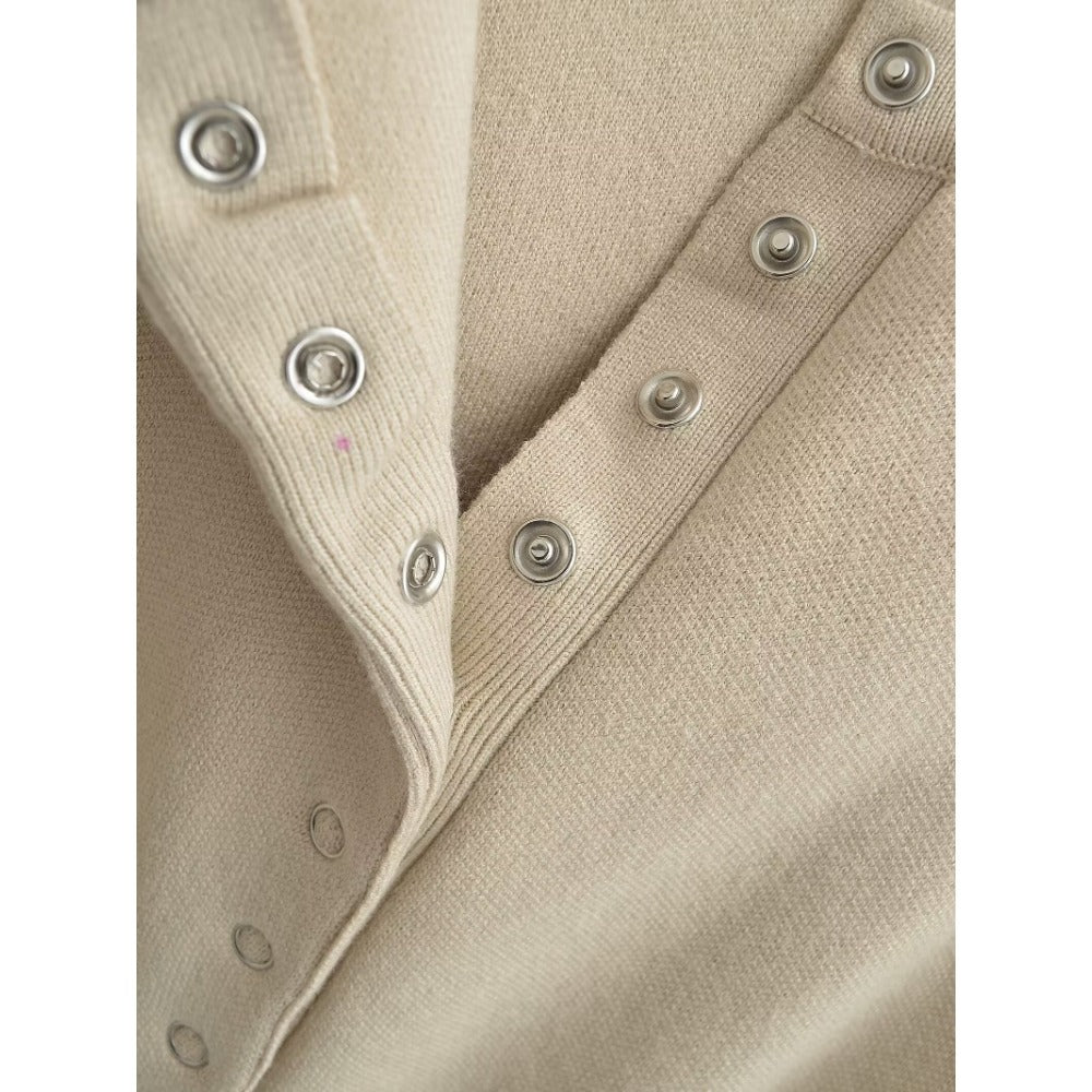 Knit Button Down Cardigan with Long Sleeves for Women - Claudia