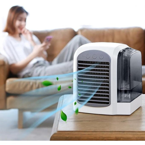 Compact Oscillating Evaporative Air Cooler Fan