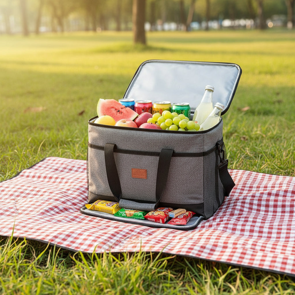 Insulated Zippered Cooler Bag for Keeping Items Cool