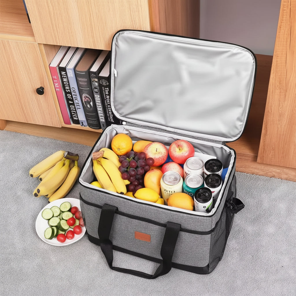 Insulated Zippered Cooler Bag for Keeping Items Cool