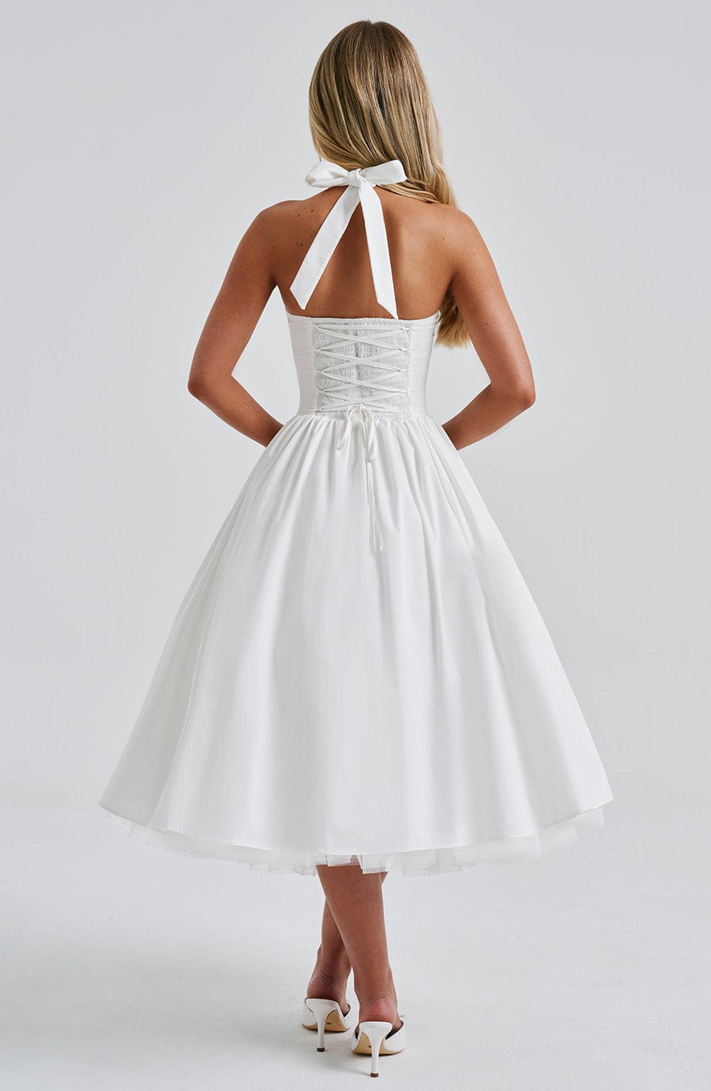 Chloe Midi Dress - Ivory