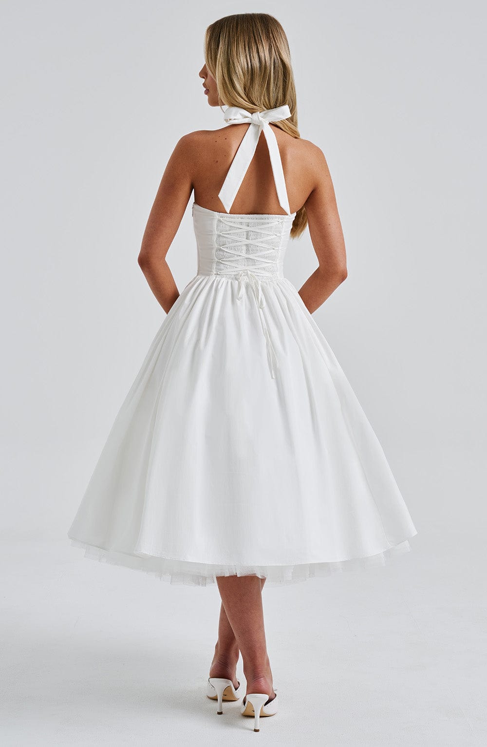 Chloe Midi Dress - Ivory