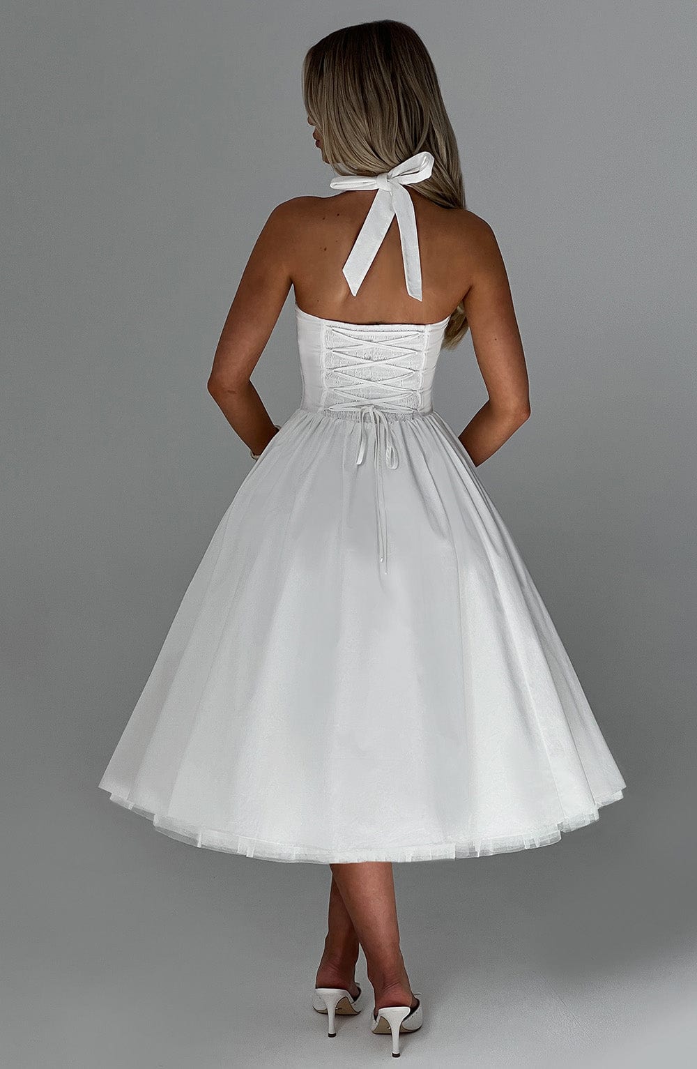 Chloe Midi Dress - Ivory