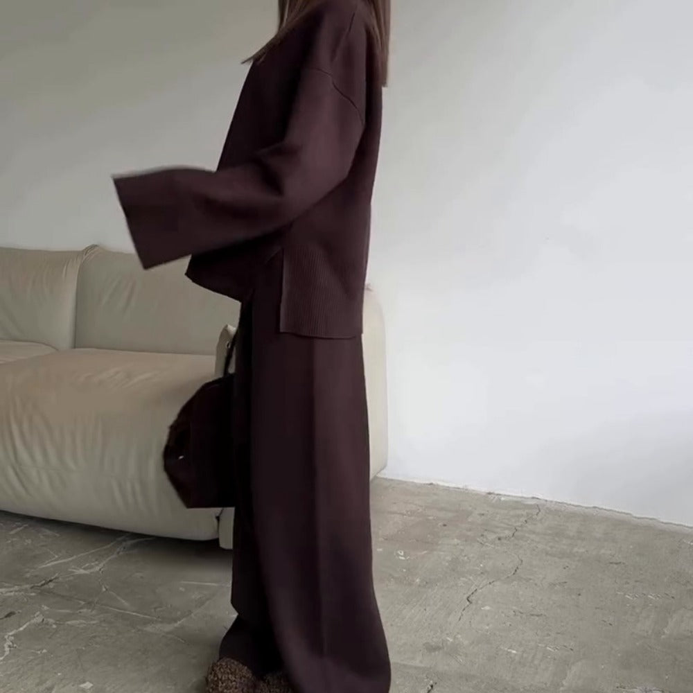 Knit Sweater and Pants Set for Women - Luce