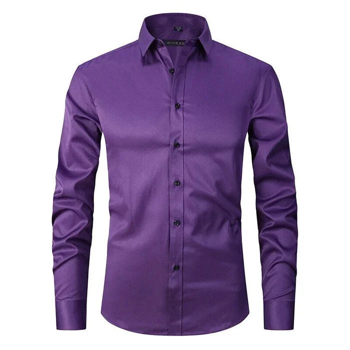 Men's Long Sleeve Stretch Shirt