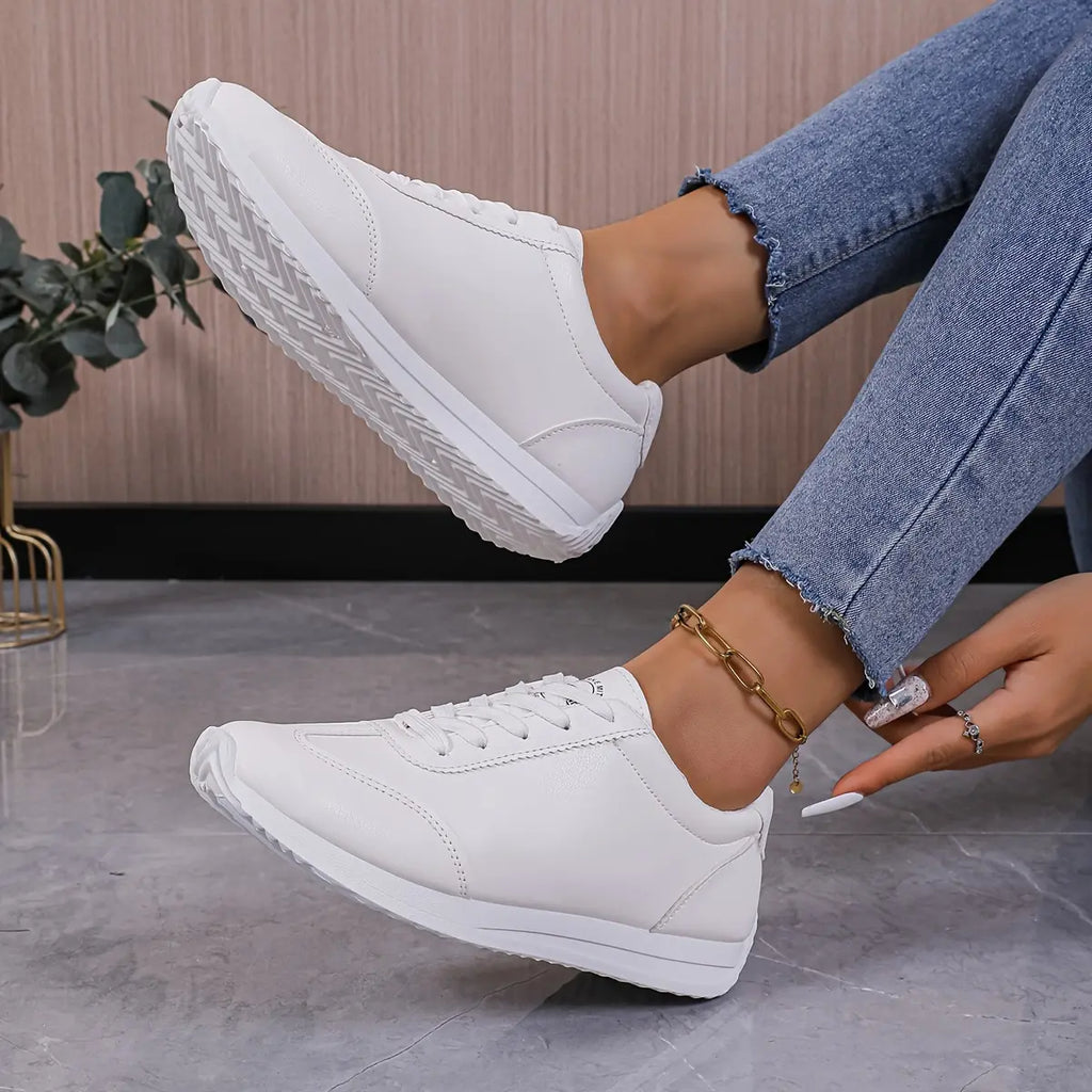 Women's Cozy White Sneakers