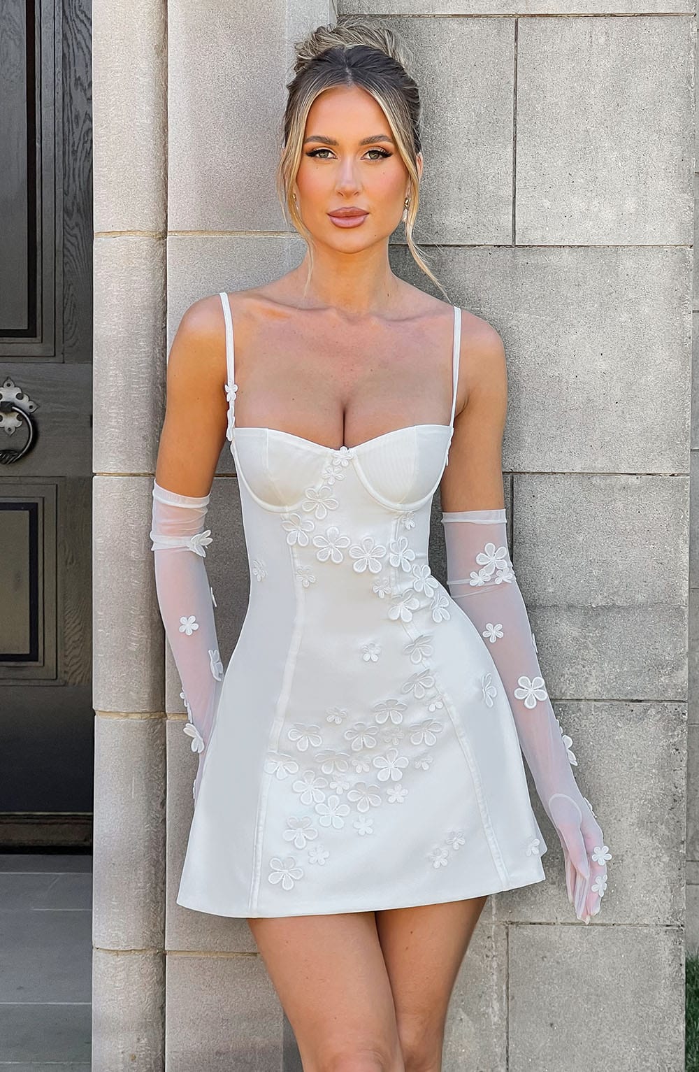 Ana Mini Dress - Ivory